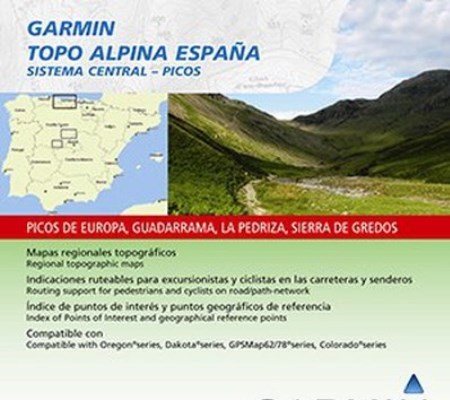 Topo Alpina Sistema Central Picos